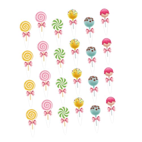 ULTECHNOVO 1 Satz Lollipop Cupcake Topper Süßes Für Geburtstagsfeiern Kinderpartys Und Themen Events Lebendige Und Kreative Tortendeko Für Cupcakes Und Snacks 24 Stück ULTECHNOVO 1 Satz Lollipop Cupcake Topper Süßes Für Geburtstagsfeiern Kinderpartys Und Themen Events Lebendige Und Kreative Tortendeko Für Cupcakes Und Snacks 24 Stück von ULTECHNOVO