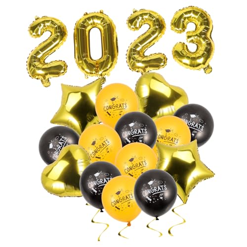 ULTECHNOVO 1 Satz Partyballons Für Den Abschluss Goldrand Goldenes Zubehör Für Die Abschlussfeier Ballongirlande Ballonzubehör Geburtstagsabschluss Abschlussballon 2023 Banner Aluminiumfolie ULTECHNOVO 1 Satz Partyballons Für Den Abschluss Goldrand Goldenes Zubehör Für Die Abschlussfeier Ballongirlande Ballonzubehör Geburtstagsabschluss Abschlussballon 2023 Banner Aluminiumfolie von ULTECHNOVO