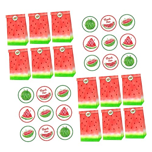ULTECHNOVO 1 Satz Süßigkeitentasche Lebensmittelbeutel backen Wassermelonen-Partytüten Papier Wassermelonen-Bonbontüten hawaiianische Süßigkeitentüten Hawaii-Partytaschen rot ULTECHNOVO 1 Satz Süßigkeitentasche Lebensmittelbeutel backen Wassermelonen-Partytüten Papier Wassermelonen-Bonbontüten hawaiianische Süßigkeitentüten Hawaii-Partytaschen rot von ULTECHNOVO