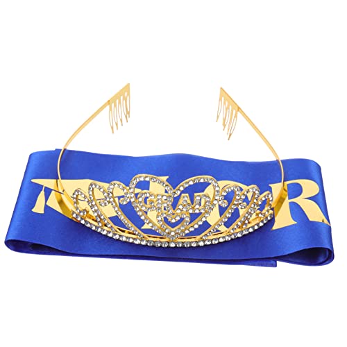 ULTECHNOVO 1 Set 2023 Abschlussfeier Stirnband Set Abschlussdekorationen Schärpen Damen Abschlussball Geburtstagsschärpe Tiara Partydekorationen Abschlussdekorationen Abschluss ULTECHNOVO 1 Set 2023 Abschlussfeier Stirnband Set Abschlussdekorationen Schärpen Damen Abschlussball Geburtstagsschärpe Tiara Partydekorationen Abschlussdekorationen Abschluss von ULTECHNOVO