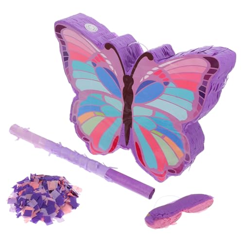 ULTECHNOVO 1 Set Schmetterlings-party-piñata Mit Stab Für Mädchen, Geburtstag, Schmetterlings-themendekorationen, Cartoon-tier-piñata Zum Zerschlagen Und Füllen Von Süßigkeiten ULTECHNOVO 1 Set Schmetterlings-party-piñata Mit Stab Für Mädchen, Geburtstag, Schmetterlings-themendekorationen, Cartoon-tier-piñata Zum Zerschlagen Und Füllen Von Süßigkeiten von ULTECHNOVO