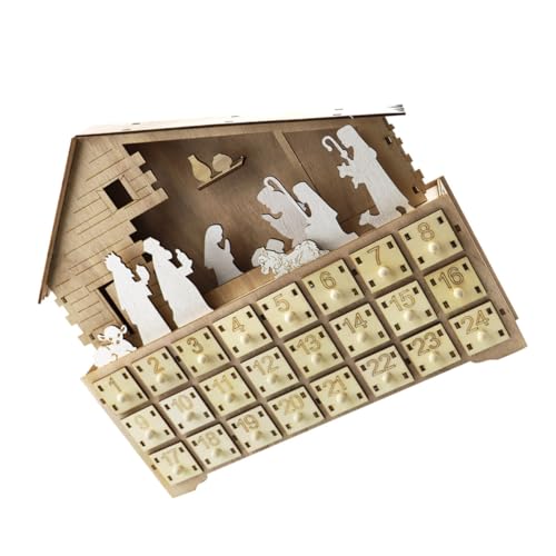 ULTECHNOVO 1 Stück 24 Countdown-Kalender Weihnachtskalender beleuchten Weihnachtsadvent Heimbüro Zeitschreiber Schubladenkalender LED licht kalender Wohnkultur hölzern ULTECHNOVO 1 Stück 24 Countdown-Kalender Weihnachtskalender beleuchten Weihnachtsadvent Heimbüro Zeitschreiber Schubladenkalender LED licht kalender Wohnkultur hölzern von ULTECHNOVO