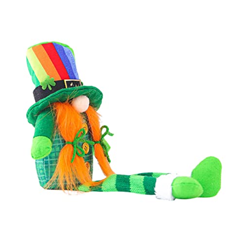 ULTECHNOVO 1 Stück gesichtslose Puppe Partydekor klein Plüschpuppe Dekorationen büro Dekoration Office Decoration gesichtsloser Mann mit Langen Beinen Party-Puppen-Ornamente Stoff Green von ULTECHNOVO
