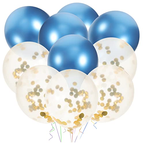 ULTECHNOVO 10 Stück Blau- Und Goldballons Mehrfarbig Hochzeit Luftballons Dekoration Luftballons Zum Geburtstag Party-ballon- Geburtstagsballon Luftballons Aus Latex Partyballon Emulsion ULTECHNOVO 10 Stück Blau- Und Goldballons Mehrfarbig Hochzeit Luftballons Dekoration Luftballons Zum Geburtstag Party-ballon- Geburtstagsballon Luftballons Aus Latex Partyballon Emulsion von ULTECHNOVO