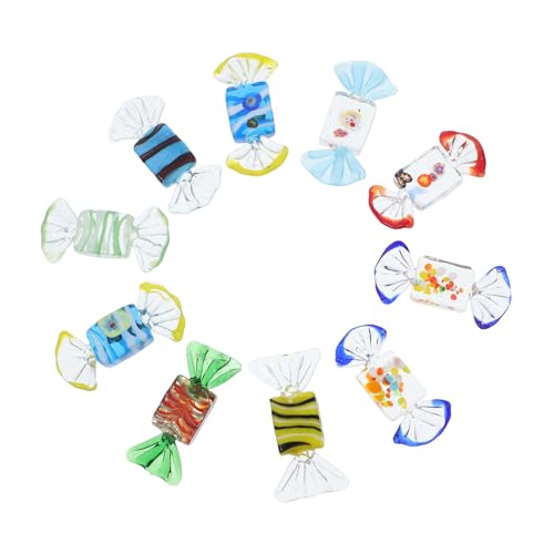 ULTECHNOVO 10 Stück Bunte Süßigkeitenornamente Party Mini künstlich Weihnachten Baum groß Glasbonbons Dekorative kleine Ornamente gefälschte Süßigkeiten Süßigkeiten-Ornamente ULTECHNOVO 10 Stück Bunte Süßigkeitenornamente Party Mini künstlich Weihnachten Baum groß Glasbonbons Dekorative kleine Ornamente gefälschte Süßigkeiten Süßigkeiten-Ornamente von ULTECHNOVO