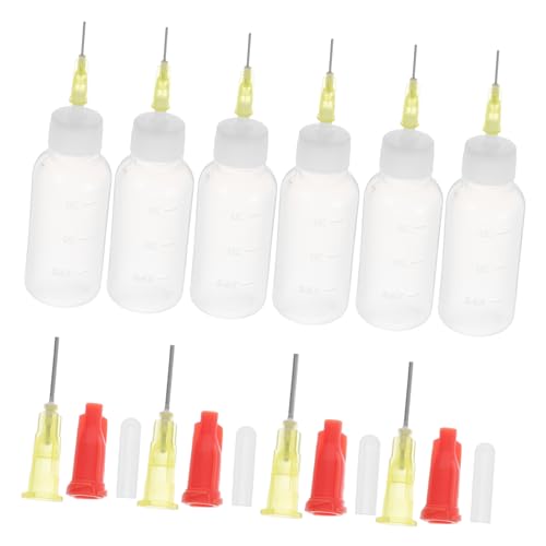 ULTECHNOVO 10 Stück Präzisions Nadelflaschen Teiliges für Flüssigkleber Öl Acrylfarbe Auslaufsichere Quetschflaschen mit Feiner Spitze für Bastelarbeiten Löten Tragbar Kompakt ULTECHNOVO 10 Stück Präzisions Nadelflaschen Teiliges für Flüssigkleber Öl Acrylfarbe Auslaufsichere Quetschflaschen mit Feiner Spitze für Bastelarbeiten Löten Tragbar Kompakt von ULTECHNOVO