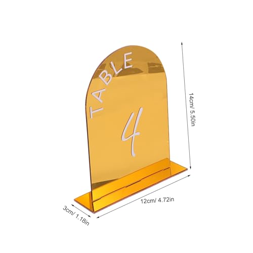 ULTECHNOVO 10 Stück Schilderständer Transparenter Schilderhalter Für Den Schreibtisch Tischnummernhalter Für Hochzeiten Broschürenhalter Event Hochzeitsschilder Jäten Tischnummern ULTECHNOVO 10 Stück Schilderständer Transparenter Schilderhalter Für Den Schreibtisch Tischnummernhalter Für Hochzeiten Broschürenhalter Event Hochzeitsschilder Jäten Tischnummern von ULTECHNOVO