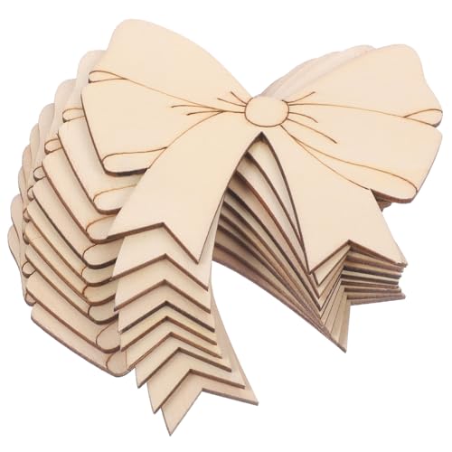ULTECHNOVO 10 Stück Teiliges Holzornamente Bowknot Ausschnitte aus Unbehandeltem Holz DIY Bastelbedarf für Dekorationen Langlebige Holzscheiben für Hochzeiten Partys und Heimdeko ULTECHNOVO 10 Stück Teiliges Holzornamente Bowknot Ausschnitte aus Unbehandeltem Holz DIY Bastelbedarf für Dekorationen Langlebige Holzscheiben für Hochzeiten Partys und Heimdeko von ULTECHNOVO