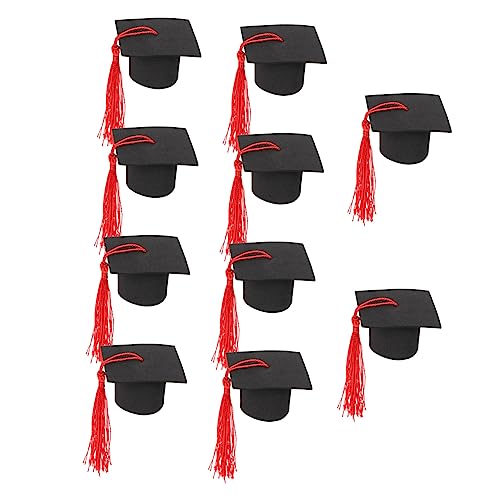 ULTECHNOVO 10 Stück Teiliges Mini Graduation Caps Cake Decors mit Tassel Realistische Doktorhut Modelle Leichte und Stabile Abschlussfeier Tortendeko für Abi Studium und Schulabschluss Feier ULTECHNOVO 10 Stück Teiliges Mini Graduation Caps Cake Decors mit Tassel Realistische Doktorhut Modelle Leichte und Stabile Abschlussfeier Tortendeko für Abi Studium und Schulabschluss Feier von ULTECHNOVO
