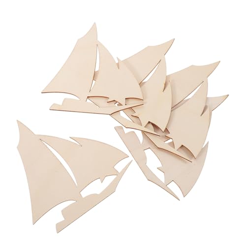 ULTECHNOVO 10 Stück Teiliges Unvollendeter Holz Segelboot Diy Bastelset Nautische Dekoration für Strand und Themen für Kreative Projekte und Gestaltung ULTECHNOVO 10 Stück Teiliges Unvollendeter Holz Segelboot Diy Bastelset Nautische Dekoration für Strand und Themen für Kreative Projekte und Gestaltung von ULTECHNOVO