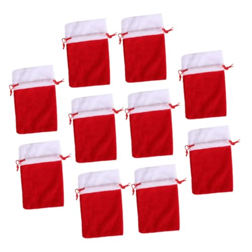 ULTECHNOVO 10 Stück Teiliges Weihnachtsbeutel mit Kordelzug Weihnachtsbaum Anhänger Candy Bags Wiederverwendbare Geschenkverpackung Festliche Dekoration für Weihnachten und Party ULTECHNOVO 10 Stück Teiliges Weihnachtsbeutel mit Kordelzug Weihnachtsbaum Anhänger Candy Bags Wiederverwendbare Geschenkverpackung Festliche Dekoration für Weihnachten und Party von ULTECHNOVO