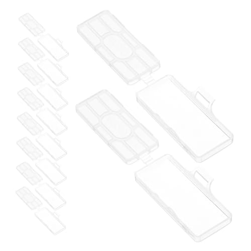 ULTECHNOVO 100 Stück Kabelmarkierungset Wasserdichte Transparente Etikettenhalter aus Robustem Kunststoff für Einfache Identifikation und Effizientes Kabelmanagement im Freien von ULTECHNOVO