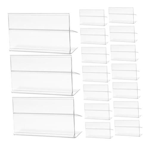 ULTECHNOVO 100 Stück Preisschilder Clips für Supermarktregale PVC Draht Regal Etikettenhalter Vielseitig Einsetzbar für Einzelhandel Verbessert das Einkaufserlebnis Kunden von ULTECHNOVO