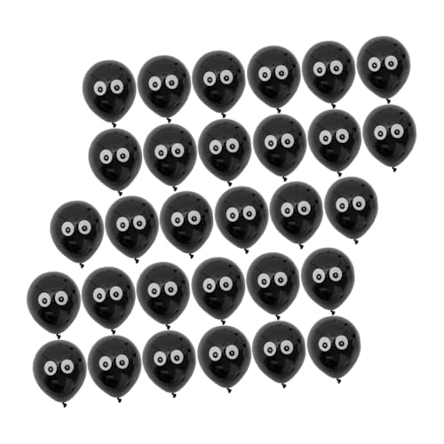 ULTECHNOVO 100Stücke Halloween Luftballons Latexballons Für Gruselige Dekoration Für Halloween Partys Geburtstagsfeiern Und Kreative Anlässe Eignet Sich Zum Aufhängen von ULTECHNOVO