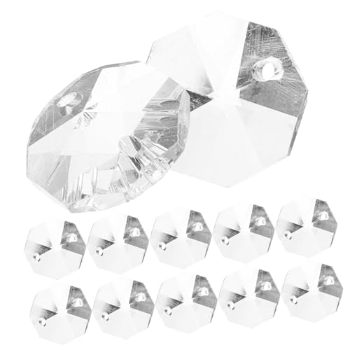 ULTECHNOVO 100Stücke Klare Glasperlen Vorhang Doppellochige Kristallperlen für DIY Schmuckherstellung und Dekoration für Zuhause und Büro Vielseitig Einsetzbar für Feste ULTECHNOVO 100Stücke Klare Glasperlen Vorhang Doppellochige Kristallperlen für DIY Schmuckherstellung und Dekoration für Zuhause und Büro Vielseitig Einsetzbar für Feste von ULTECHNOVO