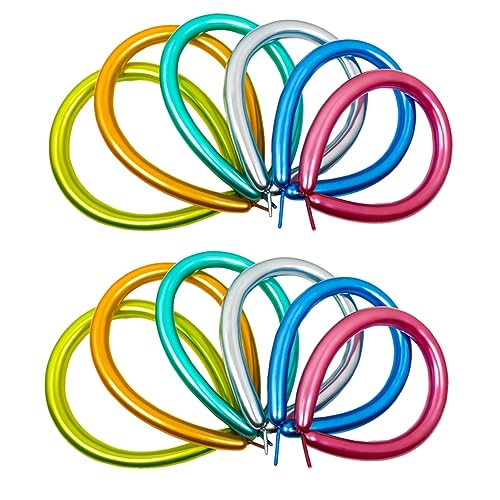 ULTECHNOVO 100Stücke Metallic Lange Luftballons Dekorative Twisting Ballons Für Hochzeiten Und Partys Langlebig Und Ansprechend Innen Und Außenveranstaltungen ULTECHNOVO 100Stücke Metallic Lange Luftballons Dekorative Twisting Ballons Für Hochzeiten Und Partys Langlebig Und Ansprechend Innen Und Außenveranstaltungen von ULTECHNOVO