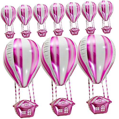ULTECHNOVO 10Stücke Heißluftballon Aluminium Folienballons Party Dekoration für Kindergeburtstage Hochzeiten und Langlebig für Fotos und Feiern ULTECHNOVO 10Stücke Heißluftballon Aluminium Folienballons Party Dekoration für Kindergeburtstage Hochzeiten und Langlebig für Fotos und Feiern von ULTECHNOVO