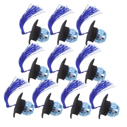 ULTECHNOVO 10pcs Abschluss Disco Ball Quastel Cap Cupcake Toppers DIY Gradparty Dekorationen Für Kindergarten High School College Masters Abschlussfeierlichkeiten ULTECHNOVO 10pcs Abschluss Disco Ball Quastel Cap Cupcake Toppers DIY Gradparty Dekorationen Für Kindergarten High School College Masters Abschlussfeierlichkeiten von ULTECHNOVO