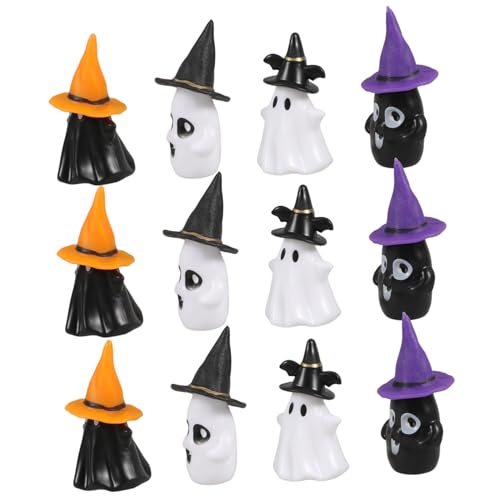 ULTECHNOVO 12 Sätze Mini-Geister-hexenhut Halloween-miniaturdekorationen Kleine Halloween -Figuren Winzige Halloween-Figuren Miniatur-Halloween-Ornamente Terrarium Szenenzubehör Plastik ULTECHNOVO 12 Sätze Mini-Geister-hexenhut Halloween-miniaturdekorationen Kleine Halloween -Figuren Winzige Halloween-Figuren Miniatur-Halloween-Ornamente Terrarium Szenenzubehör Plastik von ULTECHNOVO