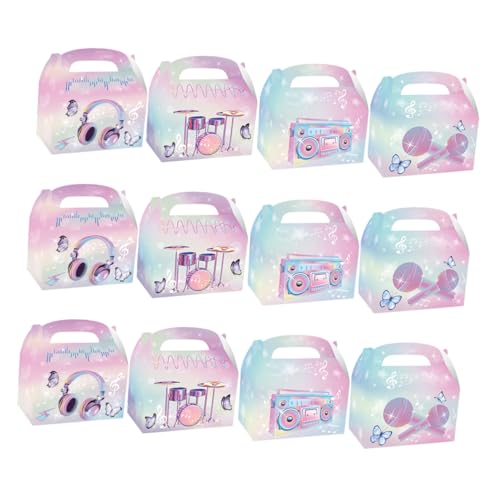 ULTECHNOVO 12 Stück Musikthema Candy Box Brautparty liefert dekorationen für brautpartys Partytüte mit Süßigkeiten Party-Goodie-Bag Europäischer Standard 250 g umweltfreundlicher weißer Pappe ULTECHNOVO 12 Stück Musikthema Candy Box Brautparty liefert dekorationen für brautpartys Partytüte mit Süßigkeiten Party-Goodie-Bag Europäischer Standard 250 g umweltfreundlicher weißer Pappe von ULTECHNOVO