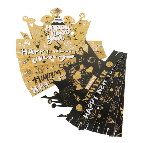 ULTECHNOVO 12 Stück Papierhut für das neue Jahr Neujahrshut Neujahrspartyhüte für Erwachsene Lustige Partyhüte Frohes neues Jahr Silvester-Partyhüte für Erwachsene ULTECHNOVO 12 Stück Papierhut für das neue Jahr Neujahrshut Neujahrspartyhüte für Erwachsene Lustige Partyhüte Frohes neues Jahr Silvester-Partyhüte für Erwachsene von ULTECHNOVO