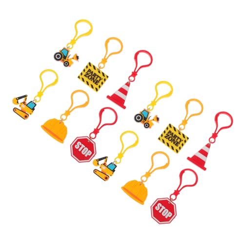 ULTECHNOVO 12 Stück Teiliges Bau-fahrzeug Schlüsselanhänger aus Kunststoff Leichte Mini-ingenieur Baumaschinen Schlüsselringe als Partygeschenke für Baustellenthema Zubehör ULTECHNOVO 12 Stück Teiliges Bau-fahrzeug Schlüsselanhänger aus Kunststoff Leichte Mini-ingenieur Baumaschinen Schlüsselringe als Partygeschenke für Baustellenthema Zubehör von ULTECHNOVO