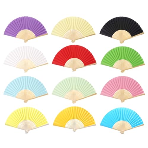 ULTECHNOVO 12Stücke Faltbare Handfächer für Weiße Leere Chinesische Fächer Gestalten DIY für Partys Hochzeiten und Kreative Dekorationen ULTECHNOVO 12Stücke Faltbare Handfächer für Weiße Leere Chinesische Fächer Gestalten DIY für Partys Hochzeiten und Kreative Dekorationen von ULTECHNOVO
