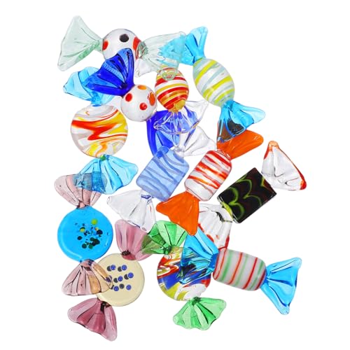 ULTECHNOVO 12Stücke Handgemachte Glaskristall Süßigkeiten Dekorationen Lebensechte Bonbons für Schreibtisch und Gemischter mit Blumen Hochwertige Bastelkunst für Festliche ULTECHNOVO 12Stücke Handgemachte Glaskristall Süßigkeiten Dekorationen Lebensechte Bonbons für Schreibtisch und Gemischter mit Blumen Hochwertige Bastelkunst für Festliche von ULTECHNOVO