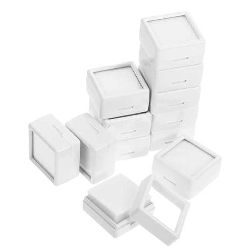 ULTECHNOVO 12Stücke Schmuck Organizer Box Display Box mit Deckel für Schmuck Perlen Münzen und Edelsteine Stabile und Feuchtigkeitsbeständige Aufbewahrungslösung ULTECHNOVO 12Stücke Schmuck Organizer Box Display Box mit Deckel für Schmuck Perlen Münzen und Edelsteine Stabile und Feuchtigkeitsbeständige Aufbewahrungslösung von ULTECHNOVO