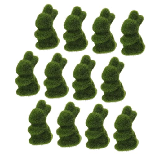 ULTECHNOVO 12stücke Teiliges Ostermoss Kaninchen Figuren Niedliche Dekoration Für Tisch Und Und Geruchlos Osterdeko Für Feiertage ULTECHNOVO 12stücke Teiliges Ostermoss Kaninchen Figuren Niedliche Dekoration Für Tisch Und Und Geruchlos Osterdeko Für Feiertage von ULTECHNOVO
