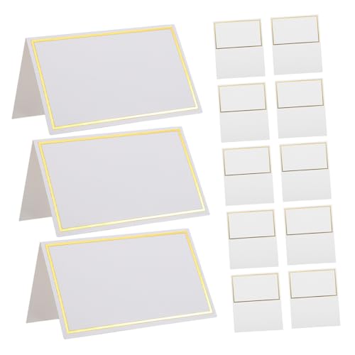 ULTECHNOVO 150 Stück Sitzkarten Tischzeltkarten Sitzplankarten Hochzeitssitzkarten Namensschilder Tischkarten Für Das Abendessen Namenskarten Für Die Hochzeit Blanko Handgeschriebene von ULTECHNOVO