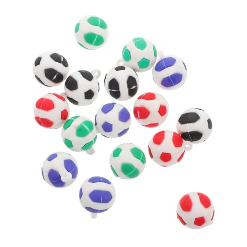 ULTECHNOVO 16 Stück Fußball-Anhänger Fußball-Geburtstagsgeschenke Sport-Charme Fußball Anhänger Fußball Charms Mini-Fußbälle als Gastgeschenke Fußball-Tischdekoration PVC-Weichkleber ULTECHNOVO 16 Stück Fußball-Anhänger Fußball-Geburtstagsgeschenke Sport-Charme Fußball Anhänger Fußball Charms Mini-Fußbälle als Gastgeschenke Fußball-Tischdekoration PVC-Weichkleber von ULTECHNOVO