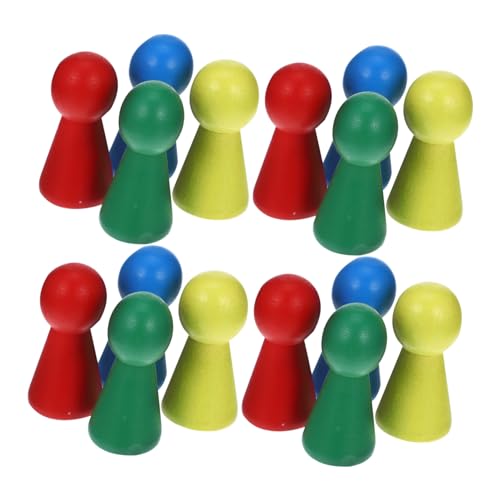 ULTECHNOVO 16 Stück Teiliges Holz Schachfiguren Kleine Bunte Spielfiguren in Rot Gelb Blau Grün Stabile Brettspiel Zubehör für und Strategiespiele ULTECHNOVO 16 Stück Teiliges Holz Schachfiguren Kleine Bunte Spielfiguren in Rot Gelb Blau Grün Stabile Brettspiel Zubehör für und Strategiespiele von ULTECHNOVO