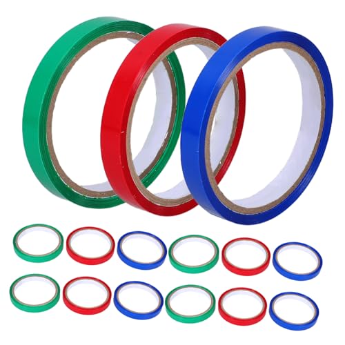 ULTECHNOVO 18 Rollen Bündelband Verpackungsklebeband Klebeband Für Verpackungskartons Paketaufkleber Beutelverschlussband Bandbeutelversiegelung Klebeband Zum Abdichten Von Lebensmitteln Pvc von ULTECHNOVO