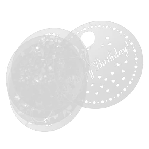 ULTECHNOVO 1Satz Kleine Latte Art Schablonen Aus Praktische Cappuccino Kunstvorlagen Für Kreative Dekoration Für Desserts Dekorieren Von Kuchen Und Cupcakes von ULTECHNOVO