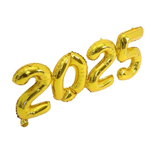 ULTECHNOVO 1Satz Neujahrsballons aus Aluminiumfolie Stabile Party Dekoration für Silvester Langlebige Zahlenballons für Fröhliche und Einzigartige Feierlichkeiten ULTECHNOVO 1Satz Neujahrsballons aus Aluminiumfolie Stabile Party Dekoration für Silvester Langlebige Zahlenballons für Fröhliche und Einzigartige Feierlichkeiten von ULTECHNOVO