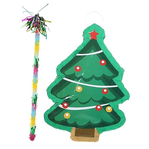 ULTECHNOVO 1Satz Weihnachtsbaum Pinata Teiliges Party Dekorationsset aus Leichtem für Weihnachtsfeiern Familientreffen und Festlichkeiten Spaß für Erwachsene von ULTECHNOVO