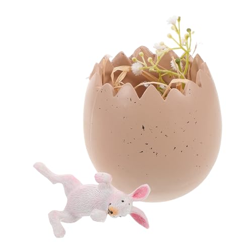 ULTECHNOVO 1stücke Osterhase Mit Eierschalen-Resin-Figur Niedlicher Für Frühlingsfeiern Tischdekoration Für Drinnen Zauberhafte Hasenfigur Als Wohnaccessoire ULTECHNOVO 1stücke Osterhase Mit Eierschalen-Resin-Figur Niedlicher Für Frühlingsfeiern Tischdekoration Für Drinnen Zauberhafte Hasenfigur Als Wohnaccessoire von ULTECHNOVO