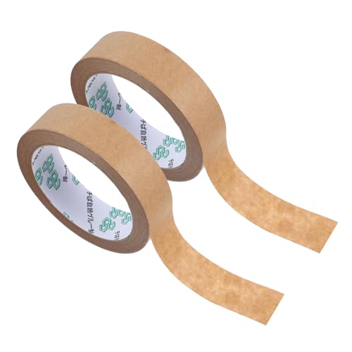 ULTECHNOVO 2 Rollen Kraftpapier Verpackungsband Selbstklebend Beschreibbar Starkes Packband Vielseitig für Umzugskartons Büro und Versand Geeignet ULTECHNOVO 2 Rollen Kraftpapier Verpackungsband Selbstklebend Beschreibbar Starkes Packband Vielseitig für Umzugskartons Büro und Versand Geeignet von ULTECHNOVO