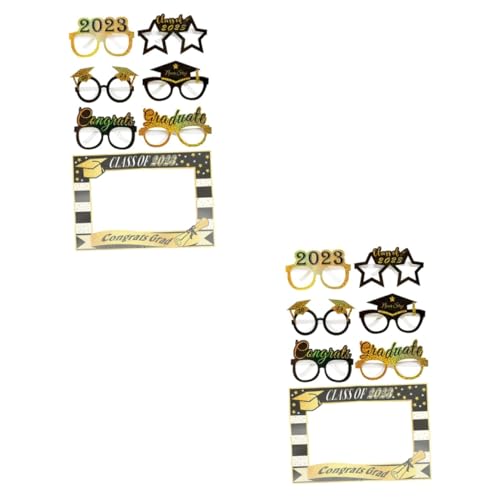ULTECHNOVO 2 Sätze Abschlussbrillen Requisiten Verkaufsstand Requisiten für die Fotokabine der Schule Requisiten für den Abschlussfotoautomaten Abschlussfeier Brille Papier ULTECHNOVO 2 Sätze Abschlussbrillen Requisiten Verkaufsstand Requisiten für die Fotokabine der Schule Requisiten für den Abschlussfotoautomaten Abschlussfeier Brille Papier von ULTECHNOVO