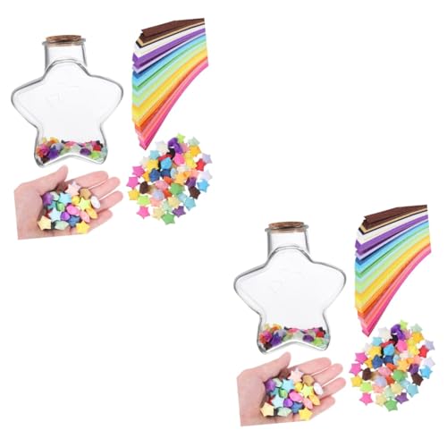 ULTECHNOVO 2 Sätze Ich Wünsche Sternendekoration Origami-flasche Flaschen-origami Origami-sternenstreifen Origami -papiere Sterne Origami -papierstreifen Glas 540 Blätter * 2 ULTECHNOVO 2 Sätze Ich Wünsche Sternendekoration Origami-flasche Flaschen-origami Origami-sternenstreifen Origami -papiere Sterne Origami -papierstreifen Glas 540 Blätter * 2 von ULTECHNOVO