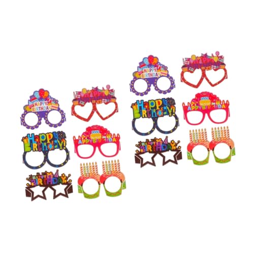 ULTECHNOVO 2 Sätze Papiergläser Lustige Partybrillen Lustige Schnapsgläser Partyglasses Party Sachen Partybrillen Spassbrillen Geburtstag Geformt Kreative Brillen Lustige Brille 18 Stück * 2 von ULTECHNOVO