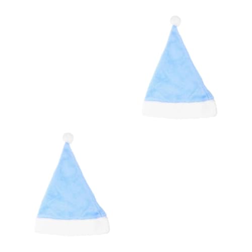 ULTECHNOVO 2 Stck. Blauer Weihnachtsmann Hut aus Weichem Plüsch Verstellbar Weihnachtliche Festdekoration für Erwachsene für Karneval Kostümparty Weihnachten und Silvester ULTECHNOVO 2 Stck. Blauer Weihnachtsmann Hut aus Weichem Plüsch Verstellbar Weihnachtliche Festdekoration für Erwachsene für Karneval Kostümparty Weihnachten und Silvester von ULTECHNOVO