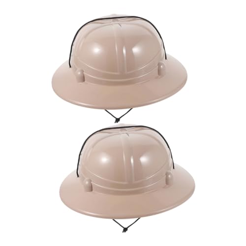 ULTECHNOVO 2 Stück Abenteuerhut camping zubehör Entdeckermützen für Requisiten für die Leistung Simulation Kindermütze Cosplay Entdecker Mütze Cosplay-Partyhut Plastik Beige ULTECHNOVO 2 Stück Abenteuerhut camping zubehör Entdeckermützen für Requisiten für die Leistung Simulation Kindermütze Cosplay Entdecker Mütze Cosplay-Partyhut Plastik Beige von ULTECHNOVO