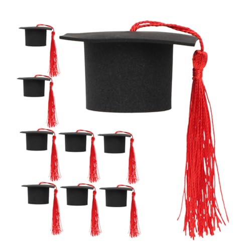ULTECHNOVO 2 Stück Abschlusskappe Kuchendekoration Abschlusskappe für Cupcakes grad kuchen Cupcake -Ornamente Abschluss -Cupcake -Topper Abschluss Topper Polyester Black ULTECHNOVO 2 Stück Abschlusskappe Kuchendekoration Abschlusskappe für Cupcakes grad kuchen Cupcake -Ornamente Abschluss -Cupcake -Topper Abschluss Topper Polyester Black von ULTECHNOVO