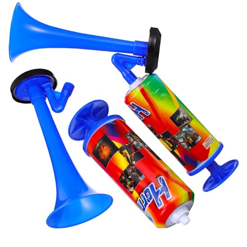 ULTECHNOVO 2 Stück Air Horns Luftrüssel für Boote Sportevents und Partys Langlebig Klare Geräuschqualität für Feiern und Sicherheitswarnungen von ULTECHNOVO