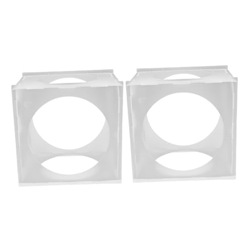 ULTECHNOVO 2 Stück Ballonmessbox Werkzeug Luftballons Ballongrößenwürfel Transparent Pvc von ULTECHNOVO