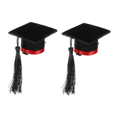 ULTECHNOVO 2 Stück Doktorhut Haarnadel Partyhüte Mini Doktorhaarspange Erwachsene Damen 2024 Abschlussfeierbedarf Remix Grad Cap Haarspange Mini Grad Caps Masters Hut Schwarz Damen Eisen Rot ULTECHNOVO 2 Stück Doktorhut Haarnadel Partyhüte Mini Doktorhaarspange Erwachsene Damen 2024 Abschlussfeierbedarf Remix Grad Cap Haarspange Mini Grad Caps Masters Hut Schwarz Damen Eisen Rot von ULTECHNOVO