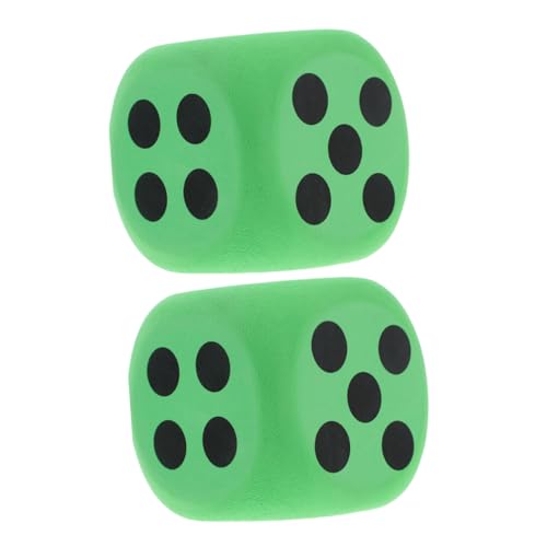 ULTECHNOVO 2 Stück Farbige Würfel Große Würfel Riesige Spielwürfel Große Würfel Event Würfel Übergroße Jumbo Spielwürfel Kinderwürfel Partyspiel Aktivitätswürfel Kniffliges von ULTECHNOVO