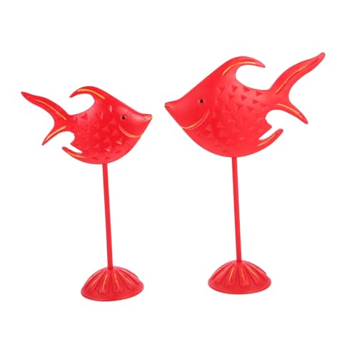 ULTECHNOVO 2 Stück Fischtankdekoration Fischnetzdekoration Küstentischdekoration für Schreibtischaufsatz Heimdekoration Party Fischschmuck Aquarienverzierung Holz rot ULTECHNOVO 2 Stück Fischtankdekoration Fischnetzdekoration Küstentischdekoration für Schreibtischaufsatz Heimdekoration Party Fischschmuck Aquarienverzierung Holz rot von ULTECHNOVO